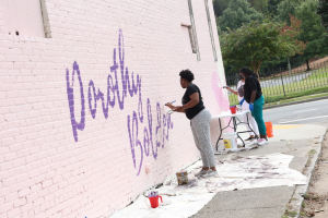 Dorothy Bolden Mural Series in Atlanta, Georgia.