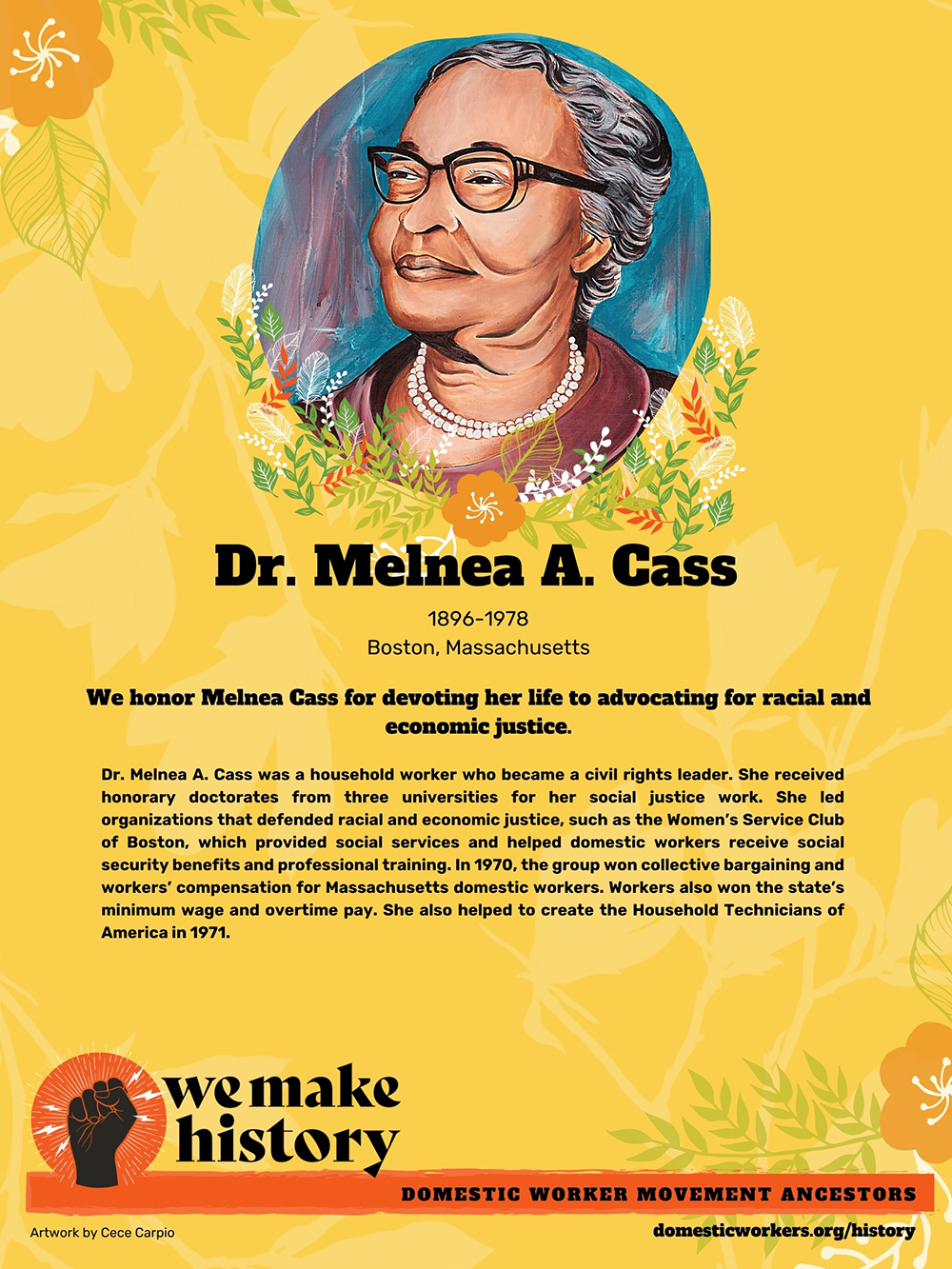 Domestic Worker Ancestors: Dr. Melnea A. Cass