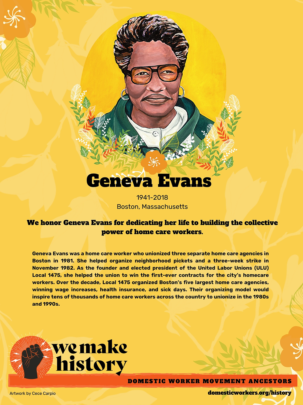 Domestic Worker Ancestors: Geneva Evans