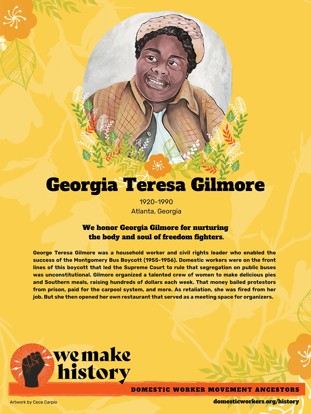 Domestic Worker Ancestors: Georgia Teresa Gilmore