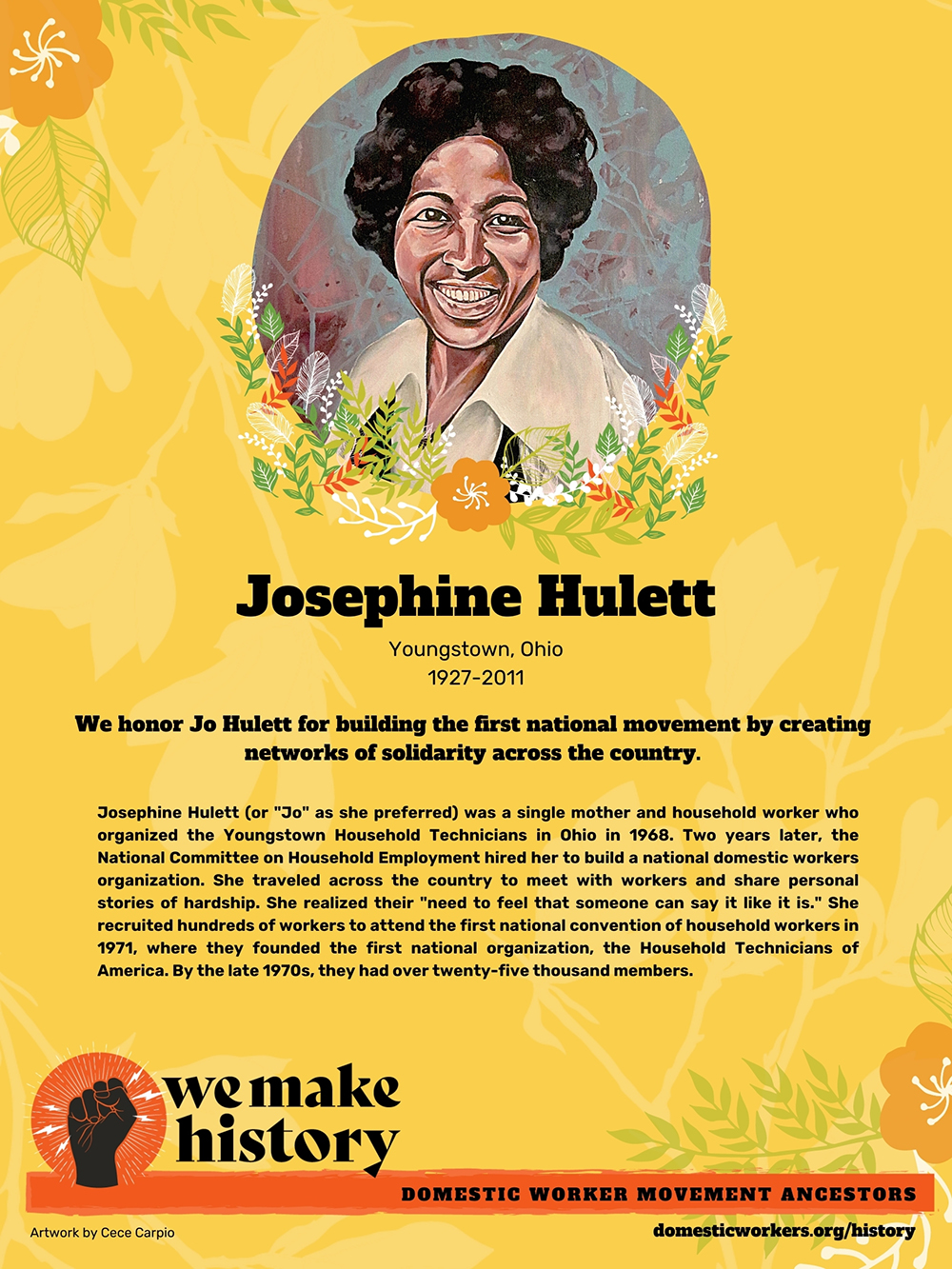 Domestic Worker Ancestors: Josephine Hulett