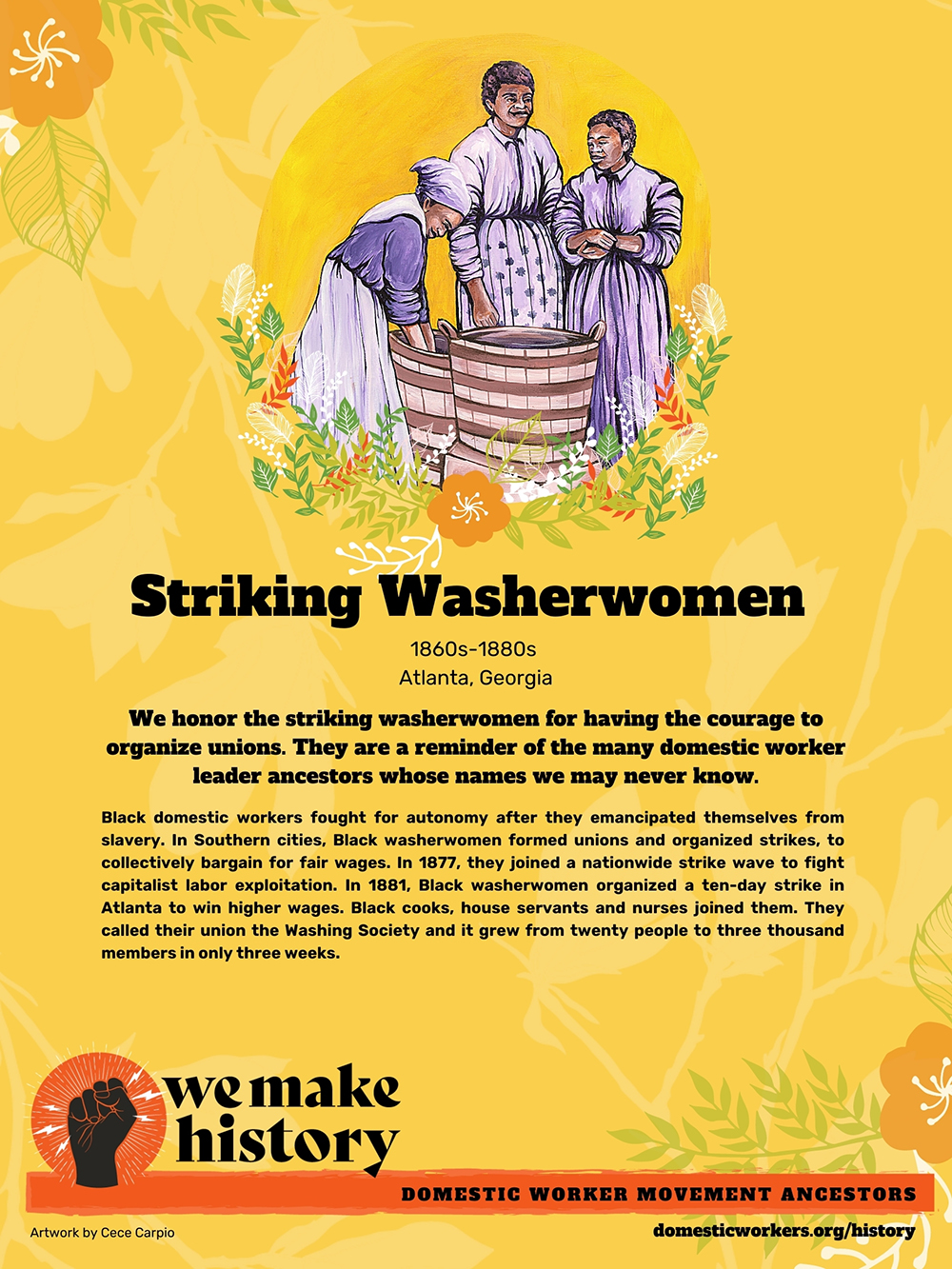 Domestic Worker Ancestors: Striking Washerwomen