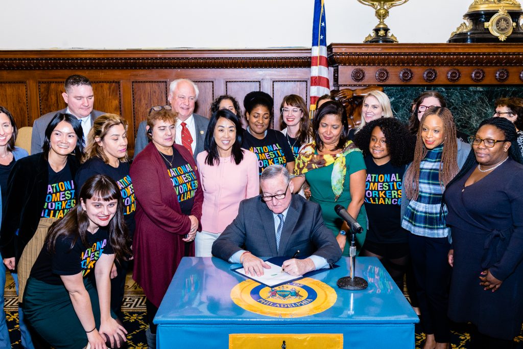 Signing of the Philadelphia Domestic Workers Bill of Rights