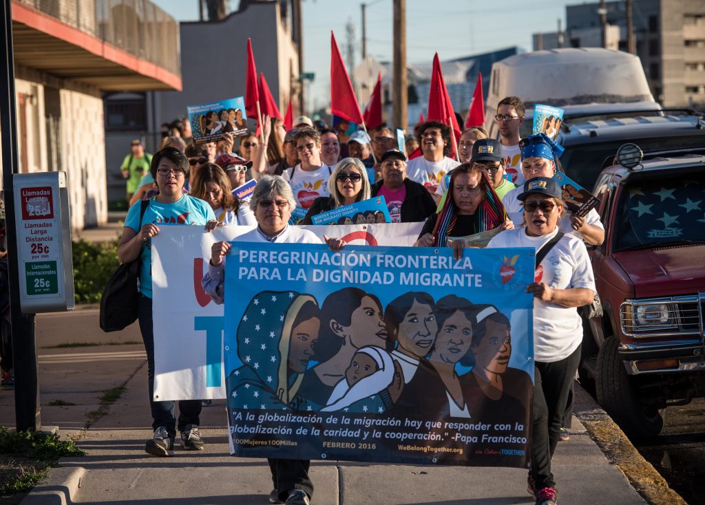 100 immigrant women on a 100 mile pilgrimage