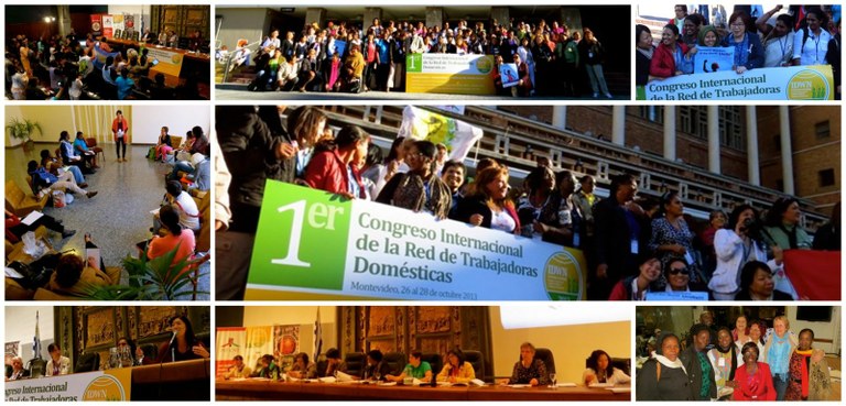 The International Domestic Workers Federation (IDWF) with its first Congress in Uruguay.