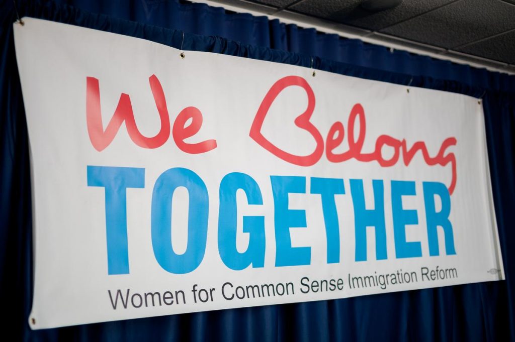 Launched We Belong Together, immigration campaign