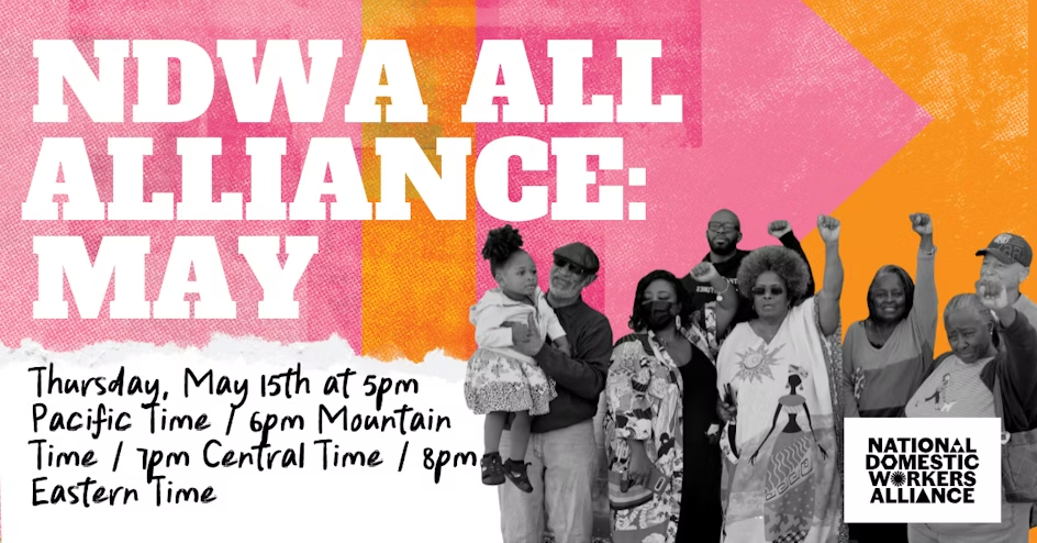 NDWA May All-Alliance Call: Thursday, May 15th at 5pm Pacific Time / 6pm Mountain Time / 7pm Central Time / 8pm Eastern Time