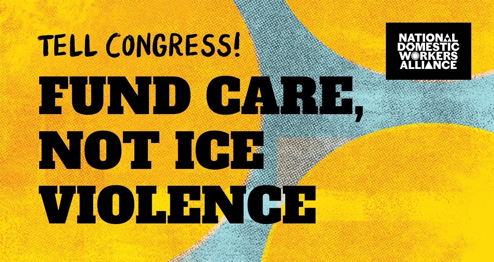 TELL CONGRESS! FUND CARE, NOT ICE VIOLENCE