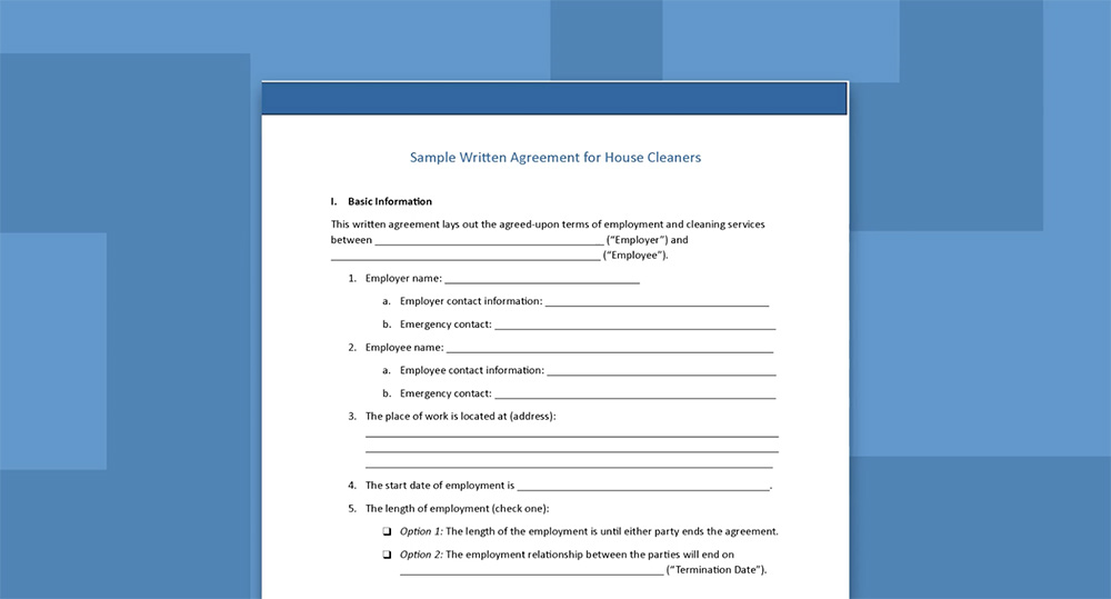 Example of a Contract