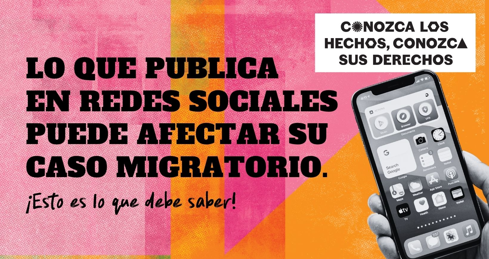 Lo que publica en redes sociales puede afectar su caso migratorio. Esto es lo que debe saber